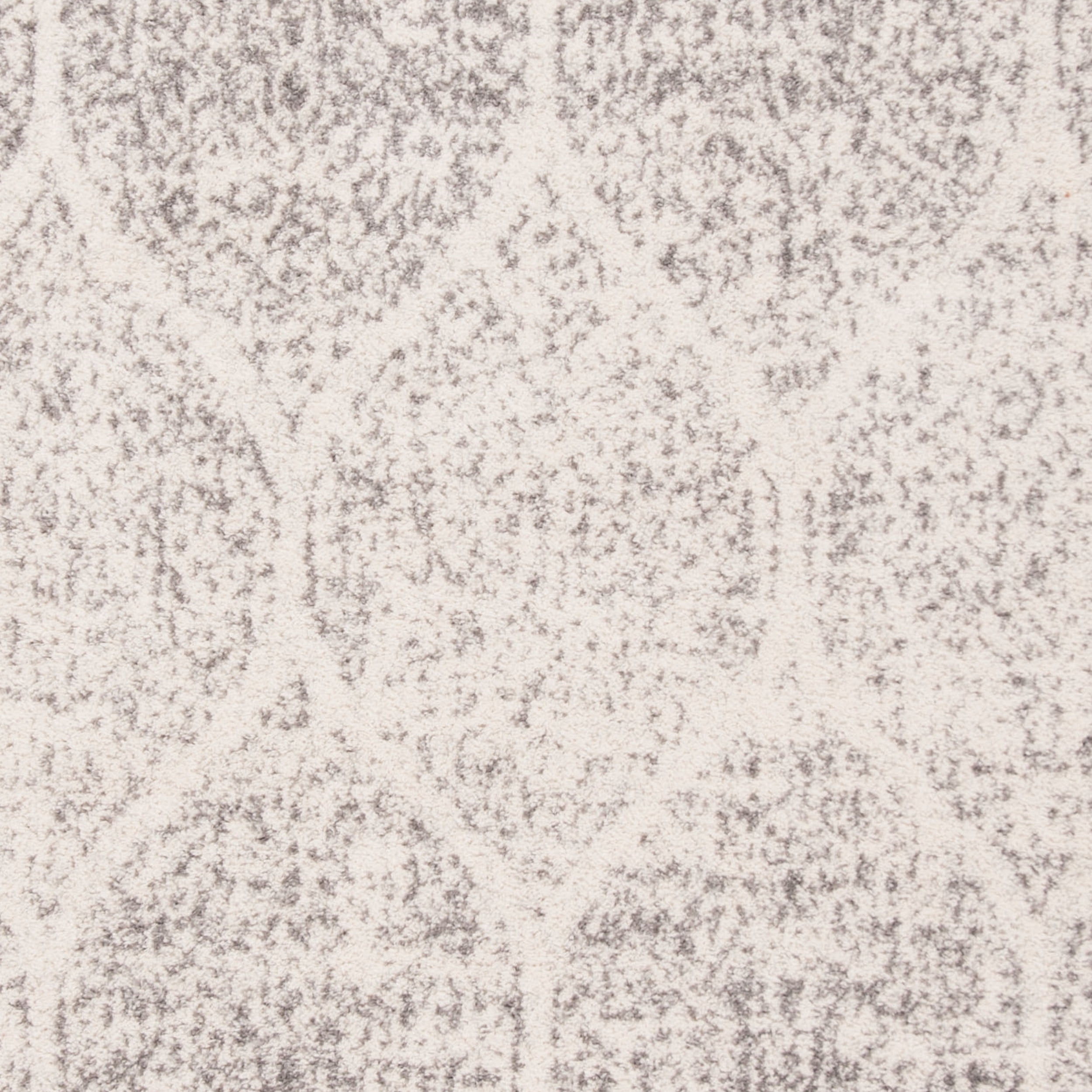 SAFAVIEH Madison Leighton Geometric Area Rug, Ivory/Silver, 6'7" x 6'7" Square