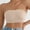 Beige, variant on Women Strapless Bandeau Bra Tube Tops Bra Bralette Seamless Comfortable Bra