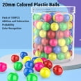 thumbnail image 4 of Game Replacement Balls, Abundant Supply Safe Math Teaching Balls Multifunctional Slick Finish with Storage Box for Entertainment, 4 of 7