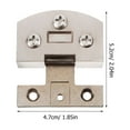 thumbnail image 2 of 4-Pack Clear Glass Door Hinges for Beverage Bottles, Transparent Replacement Hardware, 2 of 8