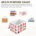 thumbnail image 6 of Yayeee Collapsible Cube Storage Bin with Lid Fabric Closet Decorative Basket with Handles, Jam Jars, 6 of 7
