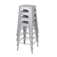 thumbnail image 3 of Rivet Stack Stool- Grey, 3 of 4