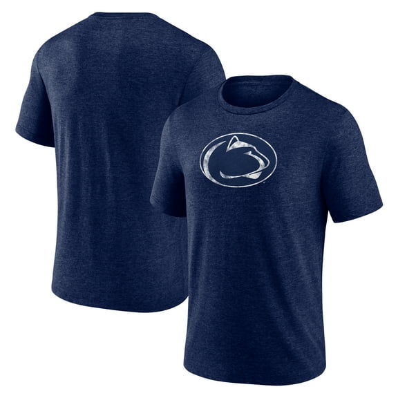 Men's Navy Penn State Nittany Lions Classic Primary Tri-Blend T-Shirt