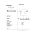thumbnail image 2 of Alno 3-1/2" Pull - Polished Brass, 2 of 2