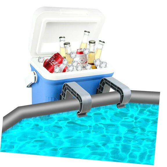 Highcool Insulated Hard Poolside Cooler, Chest for Above Ground Pools, Freezer Box, Keeps Drinks for to 72 Hours, Fits for Poolside, Parties, Ga