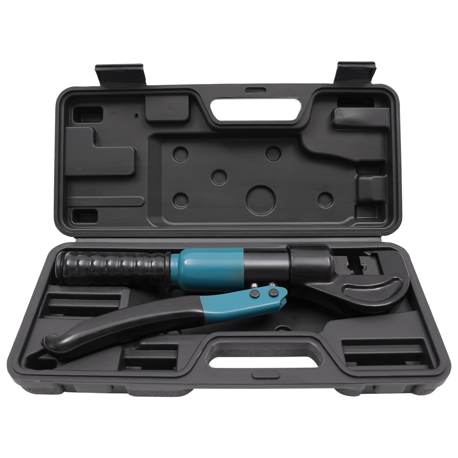 Hydraulic Crimping Tool with 6.3T Pressure for Efficient Copper and Aluminum Terminal Crimping, Compact Toolbox for Easy Portability and Use