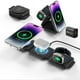 thumbnail image 1 of Cargador Inalámbrico Blackultra Negro 3 en 1 15W con Inducción Magnética para iPhone y Apple Watch, 1 of 9