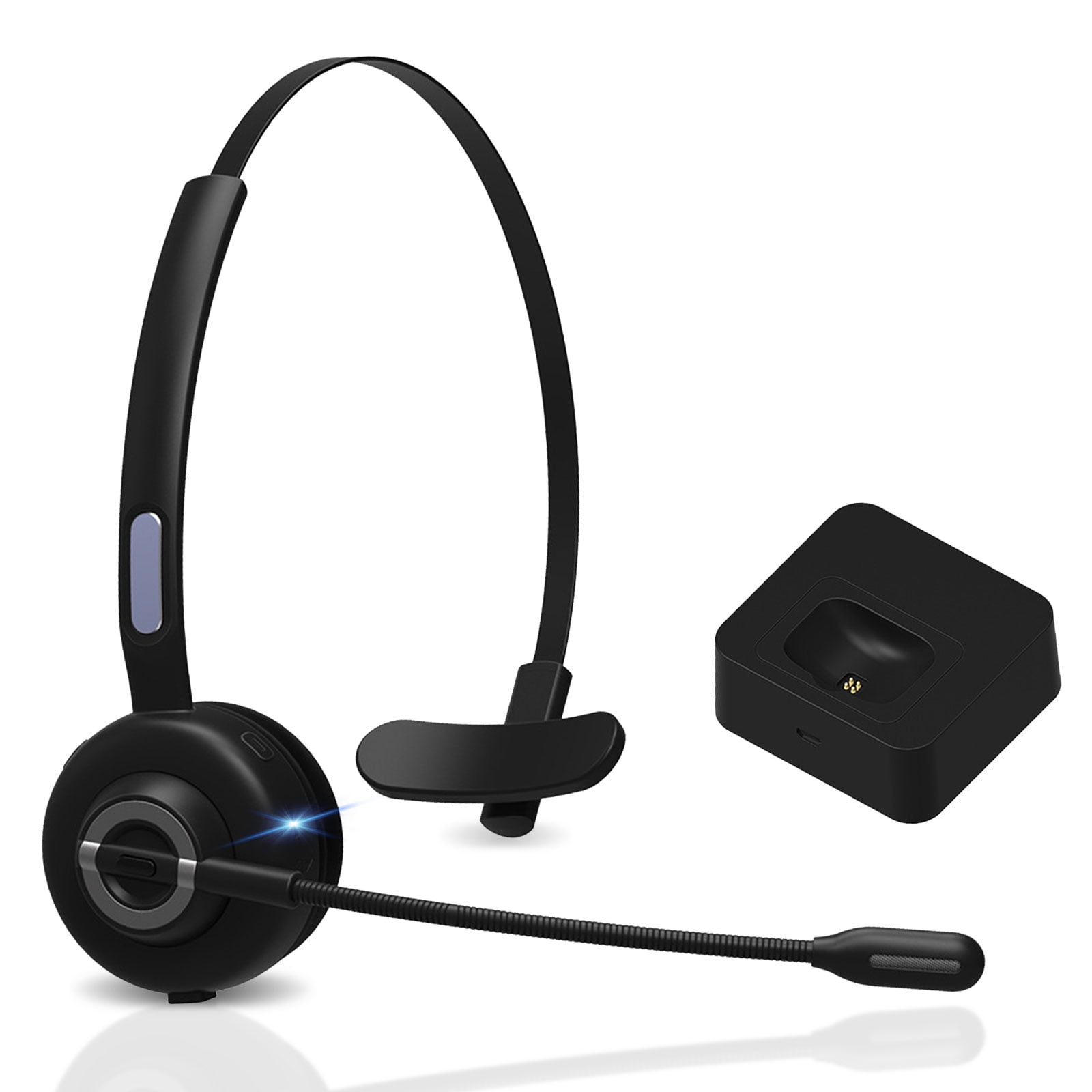 Bluetooth Headset, EEEkit Wireless Headphone with Microphone, 17H Clear ...
