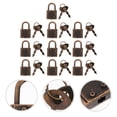 thumbnail image 3 of YULIJU 10Pcs Mini Multifunctional Padlock Luggage Hanging Locks Retro Suitcase Locks, 3 of 6