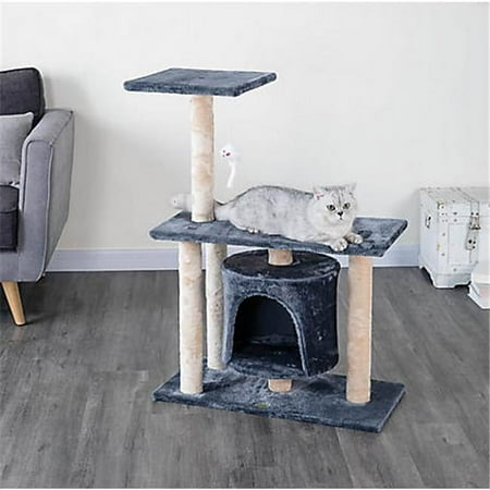UPC: 0810602023099 | Go Pet Club Kitten Cat Tree Condo F720 38 in.
