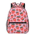 thumbnail image 1 of Easygdp Cartoon Strawberry Mochila Ergonómica Versátil para Laptop - Múltiples Bolsillos, Correas Ajustables, Unisex para Escuela, Viajes y Actividades al Aire Libre-One Size, 1 of 5