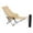 Khaki, variant on Almencla Camping Folding Lounge Chair Sit and Lie Folding Chair for Park Garden Beach Black
