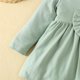thumbnail image 4 of Gibobby Conjunto de Bebé A Niño Traje de manga larga para niña, traje de primavera y otoño para niña, traje de piezas de princesa de manga larga para niña(Verde de menta, 2-3 Años), 4 of 5