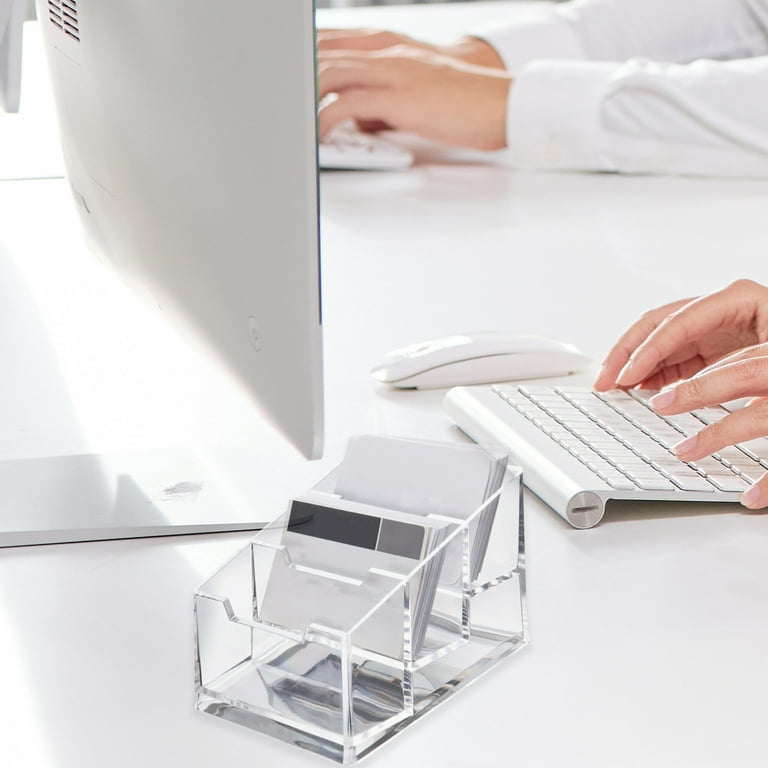 ShengapQ Transparent Business Card Storage Box, Business Card Holder, Office Organizer, Clear Display Case for Exhibition, Efficient Storage Solution, ... ShengapQ Transparent Business Card Storage Box, Business Card Holder, Office Organizer, Clear Display Case for Exhibition, Efficient Storage Solution, ...