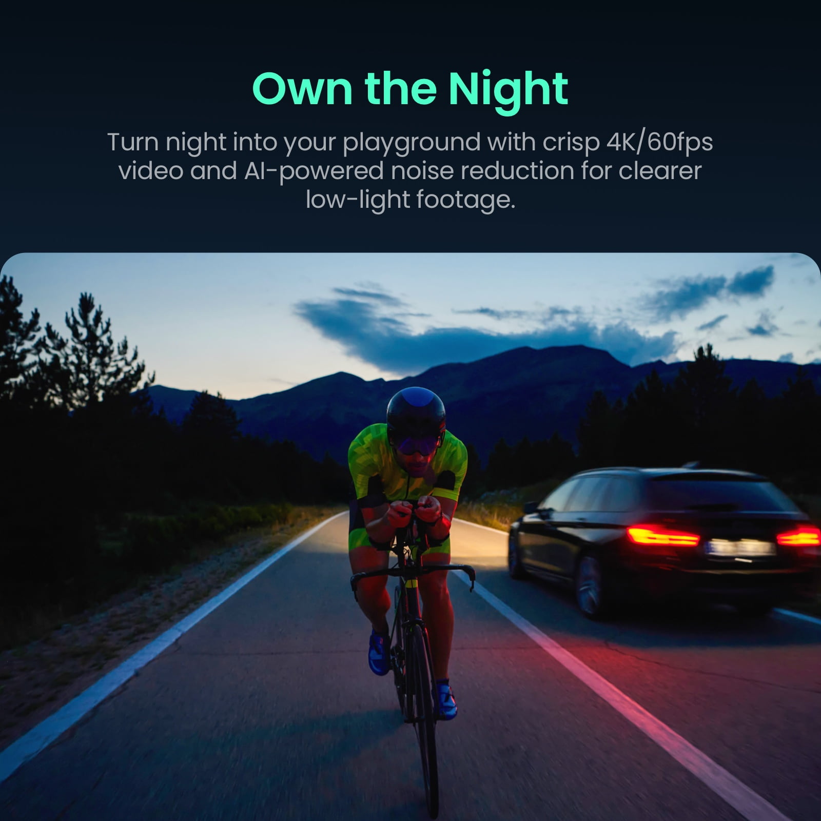 Xtra Edge Pro Night View 4K 40 MP Video Camera, Black