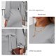 thumbnail image 2 of Vestido Con Cinturón Para Mujer, Patrón De Gofres, Poliéster, Cuello Redondo, Transpirable Para La Vida Diaria Para Citas ANGGREK Gris M, 2 of 6