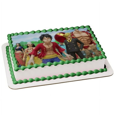 One Piece Odyssey Assorted Characters Edible Cake Topper Image ABPID56928