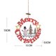 thumbnail image 3 of Colgante navideño para puerta de madera, adornos artesanales para regalo de Navidad y Año Nuevo, decoración para el hogar, Feliz Año Nuevo, 2022, 3 of 4
