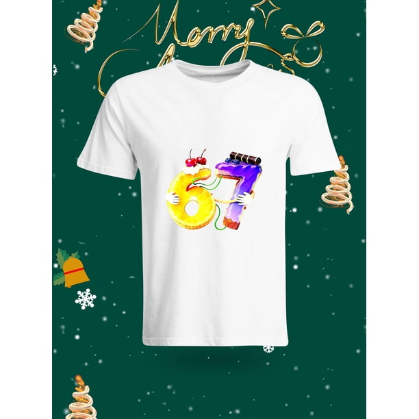 and Personal Listen Up Rizzlers This Sigma Has 67 Aura Energy No Cap Printed T-Shirt This T-shirt features a unique design with the words "LISTEN UP RIZZLERS THIS SIGMA HAS 67 AURA ENERGY NO CAP" pri