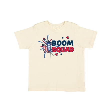

Inktastic 4th of July Boom Squad Blue and Red Fireworks Gift Toddler Boy or Toddler Girl T-Shirt