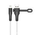 thumbnail image 1 of Protecteur de Câble - Lightning 2 Pcs Noir, 1 of 4