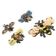 thumbnail image 4 of 4 Piezas Apliques de Hechos Abejas 3D Coser de de Imitación pa Bolsas Decorativas Abalorios Ropa Tela I Hugo Costura De Apliques De Lentejuelas Parches, 4 of 10