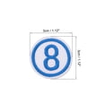 thumbnail image 2 of Number Digital Patch Number Embroidery Blue Number Cloth Paste Number DIY 20 Pack, 2 of 6