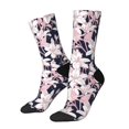 thumbnail image 1 of Fotbe Lilies Flowers Calcetas Largas con Estampado para Hombre y Mujer – Calcetas de Compresión Transpirables y Elásticas, Viajar y Uso Diario Talla 5-11, 1 of 6