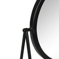 thumbnail image 3 of hometrends Circular Jewel Tabletop Mirror with Tray Black/Brown, 3 of 5