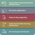 thumbnail image 3 of Dryello Athlete’s Foot Treatment Stick – Antifungal Stick for Athlete’s Foot, Tolnaftate 1%, Easy Glide-On No Mess Application – 2 Sticks Complete Treatment, 3 of 18