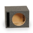 thumbnail image 2 of QPower QBASS Caja de subwoofer de audio para automóvil de material MDF resistente de 12 pulgadas con doble ventilación, caja con 2 ventilaciones para una mejor gestión del calor, carbón, 2 of 5