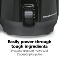 thumbnail image 5 of Hamilton Beach 2-in1 Blender & Juicer Machine for Fruits and Vegetables, with Extra Large Chute, Extractor de Jugos, Black, 5 of 8