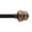 Oil Rubbed Bronze, variant on Kenney Glendale 5/8" Standard Decorative Window Curtain Rod, 48-86", Cocoa