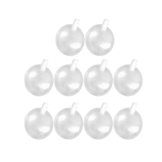 10 Unids Perro Squeaky Toy Yinane Juguetes chirriantes para mascotas Transparente Duradero 45 mm
