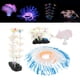 thumbnail image 4 of Adornos De Plantas, Base Estable De Planta De Coral Artificial De Tacto Suave Fácil De Desmontar Para Acuario Para Pecera, 4 of 7