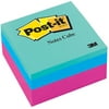 Post-it Notes Cube, 400 sheets, Assorted Colors 1 ea (Pack of 2)