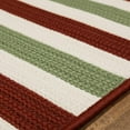 thumbnail image 3 of Rudolf Reversible Holiday Rug Red/Green/White 42" x 66", 3 of 5