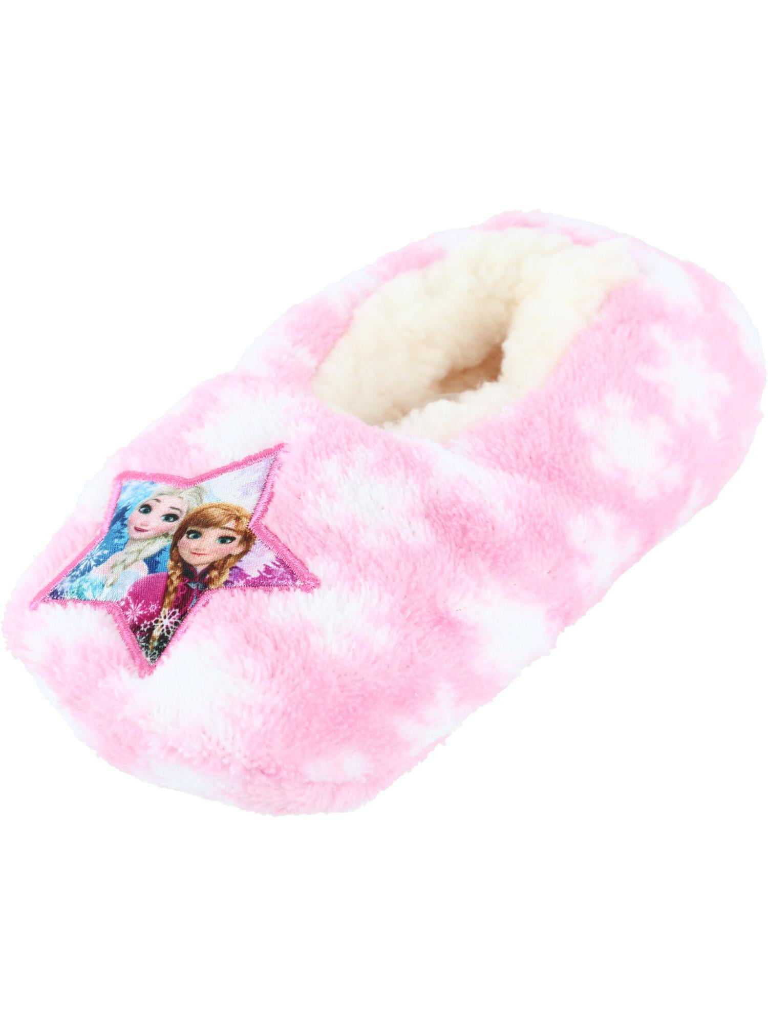 New Textiel Trade Girl/'s Disney Frozen Elsa Star and Snowflake Slippers