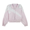 thumbnail image 1 of Reebok Coupe-Vent Court pour Femmes avec Logo, Rose, Grande Taille, 18W, 1 of 2