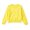 Yellow, variant on Asxite Toddler Solid Tops Crew Neck Long Sleeve Soft Preppy Knit Pullover Sweater Fall Tee