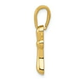 thumbnail image 2 of Finest Gold 14K Yellow Gold Small Freeform Cross Pendant, 2 of 2