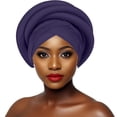 thumbnail image 5 of MEICHEN Fashion Solid Color Turban Caps Beanie Headscarf Pre Tied Braid Headwraps for Women, 5 of 5