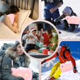 thumbnail image 6 of Hand Warmers Rechargeable, Portable Graphene Hand Warmer Pouch with 10000mAh Power Bank, Pink Heated Gloves with 6 Adjustment Levels, Fast Heating Hand Warmers for Women, Men, Kids, Xmas Gifts, 6 of 7