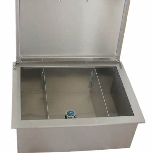 Sunstone Grills A-Ic Drop-In Ice Chest - Stainless Steel