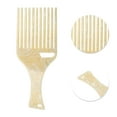 thumbnail image 3 of Unique Bargains 1 Pc Long Handle Hair Insert Comb Yellow Acetate Sheet, 3 of 6