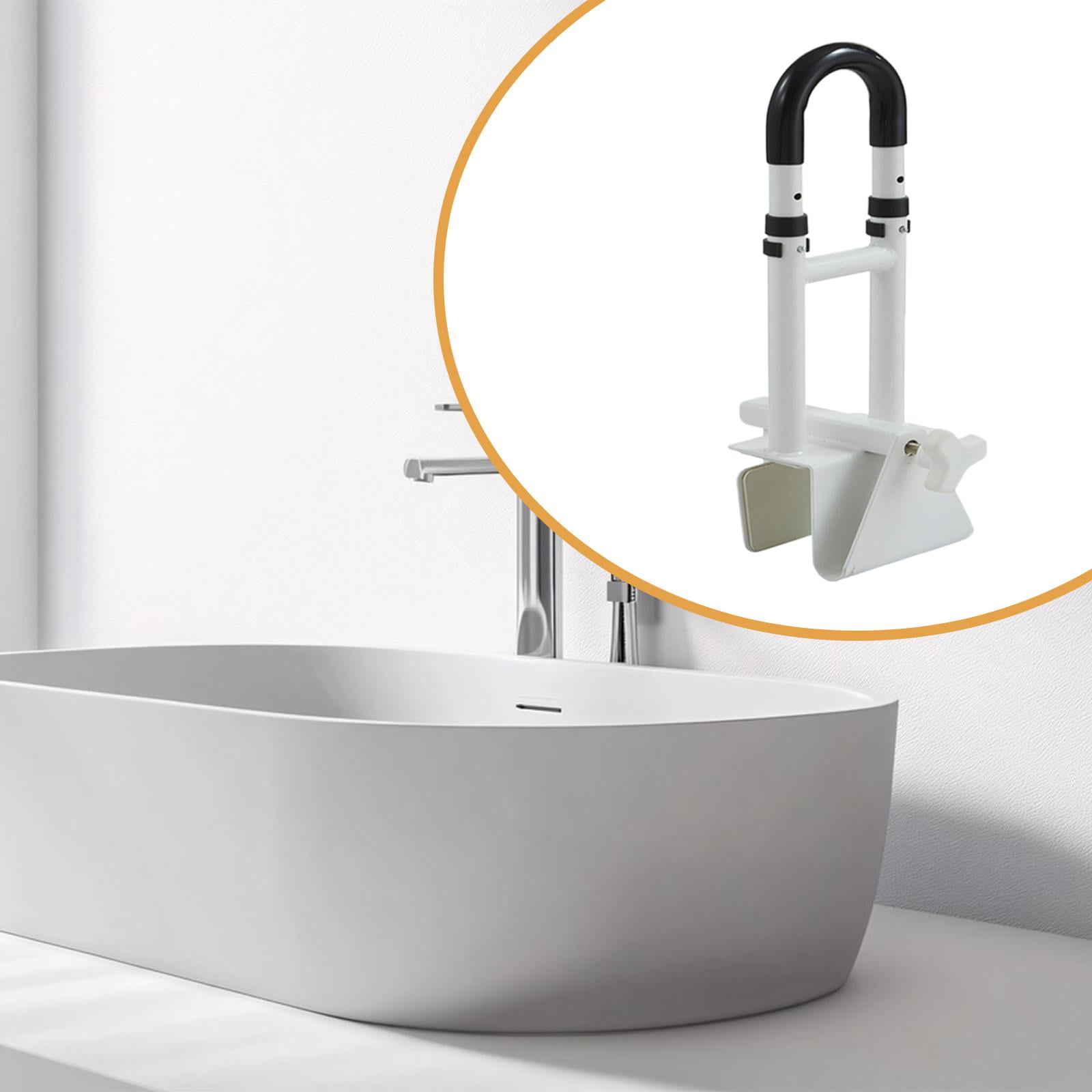 EHJRE Wall-mounted Bathtub Handrail, Side Grab Bar, Adjustable Stable Support Handle, Bathtub Handle for Children And People with Disabilities.