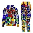 thumbnail image 2 of Power Rangers Unisex Adult Sweatsuits Hoodie & Sweatpants Long Sleeve Hooded Sweatshirt Matching Joggers Tracksuit Sets L, 2 of 9