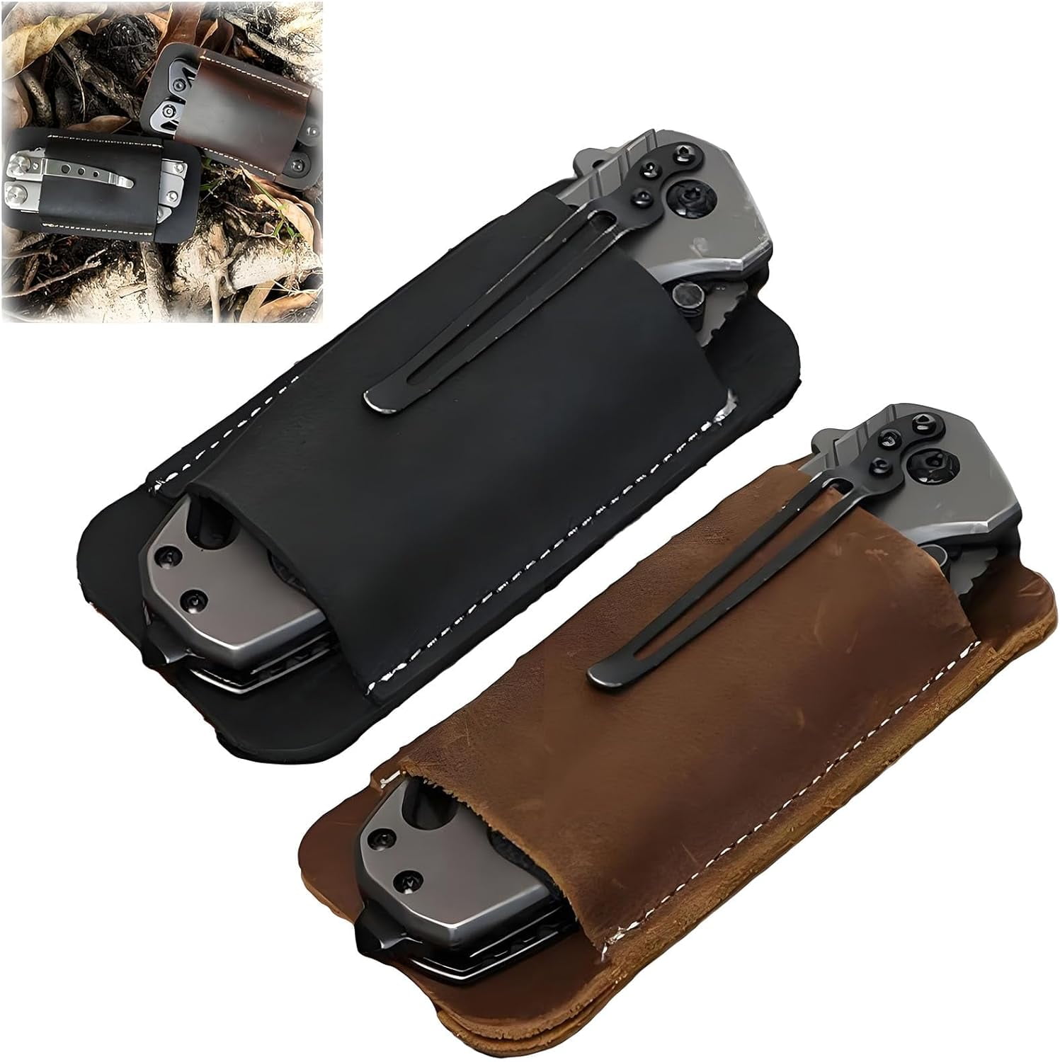 LEATHERMAN, Heritage Leather Snap Sheath for Multitools, Made in