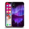 thumbnail image 1 of Head Case Designs Northern Lights Lake View Soft Gel Case Compatible with Apple iPhone X / iPhone XS, 1 of 7