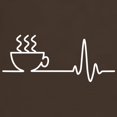 thumbnail image 3 of CafePress - Coffee Heartbeat T Shirt - 100% Cotton T-Shirt, 3 of 4